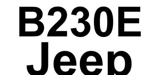 DTC B230E Jeep - Definição em inglês: Rear Wiper Park Switch Input Circuit High (Stuck High) Definição em Português: Entrada do Circuito do Interruptor de Estacionamento do Limpador Traseiro - Alta (Travado em Alto)