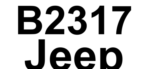 DTC B2317 Jeep - Definição em inglês: Wiper Hi/Low Control Circuit Low Definição em Português: Circuito de Controle do Limpador Alta/Baixa - Baixa Tensão