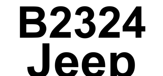 DTC B2324 Jeep - Definição em inglês: Headlamp Washer Motor Control Circuit High Definição em Português: Circuito de Controle do Motor do Lavador de Farol - Tensão Alta