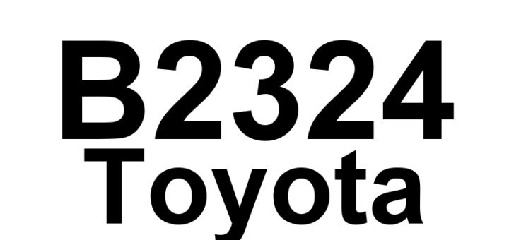 DTC B2324 Toyota - Definição em inglês: Rear Door LH ECU Communication Stop Definição em Português: Unidade de Controle da Porta Traseira Esquerda - Comunicação Interrompida