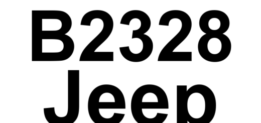 DTC B2328 Jeep - Definição em inglês: Washer Fluid Level Sensor Input Circuit High Definição em Português: Circuito de Entrada do Sensor de Nível do Fluido do Limpador - Alta tensão