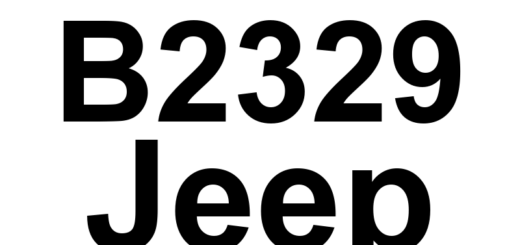 DTC B2329 Jeep - Definição em inglês: Rain Sensor Optical Path 1 Performance Definição em Português: Sensor de Chuva - Desempenho do Caminho Óptico 1