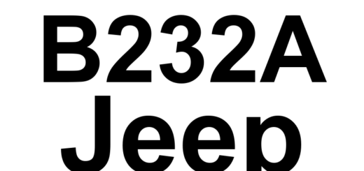 DTC B232A Jeep - Definição em inglês: Rain Sensor Optical Path 2 Performance Definição em Português: Sensor de Chuva - Desempenho do Caminho Óptico 2