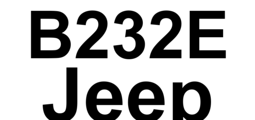 DTC B232E Jeep - Definição em inglês: Rear Washer Switch - Stuck Definição em Português: Interruptor do Lavador Traseiro - Travado