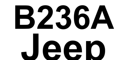 DTC B236A Jeep - Definição em inglês: Window Washer Motor 1 Control Circuit Open Definição em Português: Circuito de Controle do Motor 1 do Limpador de Para-brisa - Circuito Aberto
