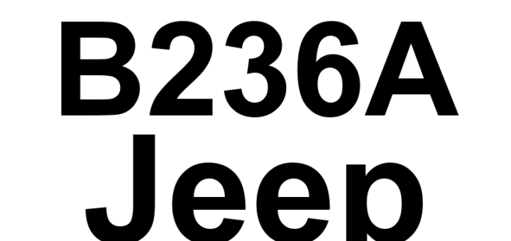 DTC B236A Jeep - Definição em inglês: Window Washer Motor 1 Control Circuit Open Definição em Português: Circuito de Controle do Motor 1 do Limpador de Para-brisa - Circuito Aberto