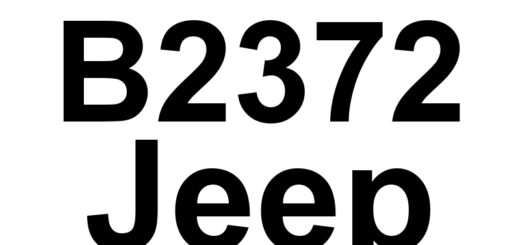 DTC B2372 Jeep - Definição em inglês: High Beam Switch Circuit Definição em Português: Circuito do Interruptor de Farol Alto - Falha Detectada