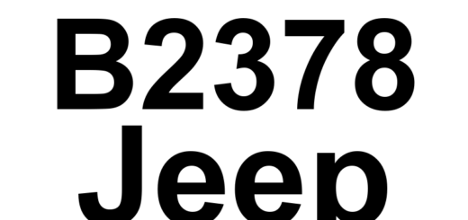 DTC B2378 Jeep - Definição em inglês: Flash To Pass Switch Circuit Definição em Português: Circuito do Interruptor de Farol Alto Momentâneo - Problema Detectado