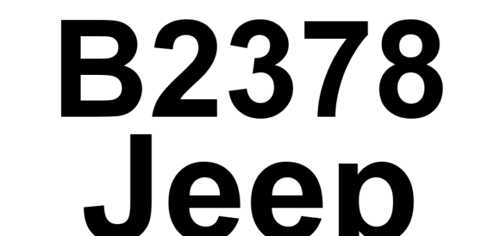 DTC B2378 Jeep - Definição em inglês: Flash To Pass Switch Circuit Definição em Português: Circuito do Interruptor de Farol Alto Momentâneo - Problema Detectado