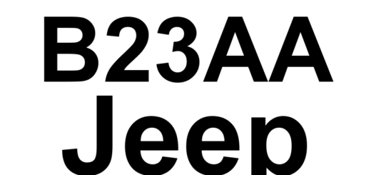 DTC B23AA Jeep - Definição em inglês: Implausible Data Received From Rain Sensor Definição em Português: Sensor de chuva - Dados recebidos implausíveis