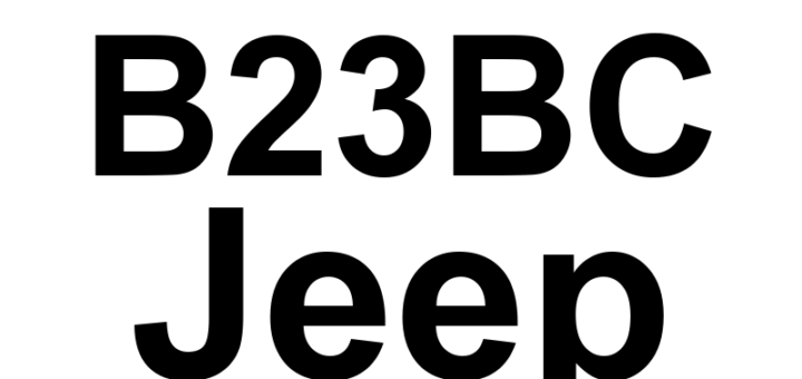 DTC B23BC Jeep - Definição em inglês: Stop/Start Disable Switch 1 Circuit Performance Definição em Português: Interruptor de Desativação Stop/Start 1 - Desempenho do Circuito