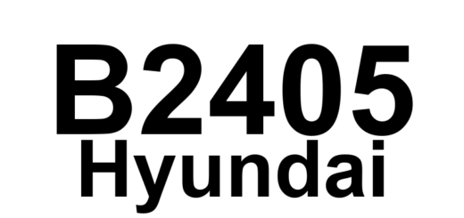 DTC B2405 Hyundai - Definição em inglês: Air Mix Motor-Console Definição em Português: Motor de Mistura de Ar - Console