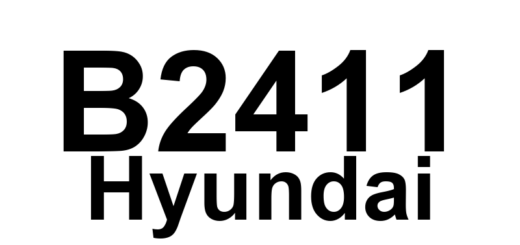 DTC B2411 Hyundai - Definição em inglês: Direction Control Motor-Console Definição em Português: Motor de Controle de Direção - Console.
