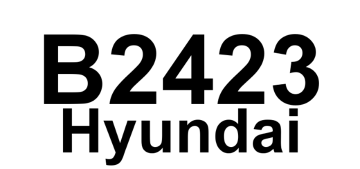 DTC B2423 Hyundai - Definição em inglês: Sliding Door Clutch Open Or Short High Definição em Português: Embreagem da Porta Deslizante - Circuito Aberto ou Curto para Alta Tensão