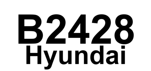 DTC B2428 Hyundai - Definição em inglês: Tailgate Right Pinch Strip Stuck Low Definição em Português: Faixa do lado direito da tampa traseira - Presa na posição baixa