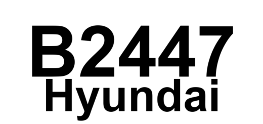 DTC B2447 Hyundai - Definição em inglês: Air Mix Motor VENT-Console Definição em Português: Motor de Mistura de Ar - Console de Ventilação