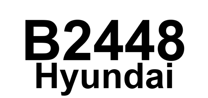 DTC B2448 Hyundai - Definição em inglês: Air Mix Motor TEMP-Console Definição em Português: Motor de Mistura de Ar - TEMP-Consola