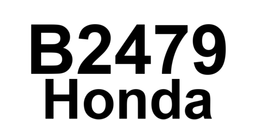 DTC B2479 Honda - Definição em inglês: Headlight Leveling Control Unit (EEPROM) Error Definição em Português: Unidade de Controle de Nivelamento dos Faróis - Erro na EEPROM