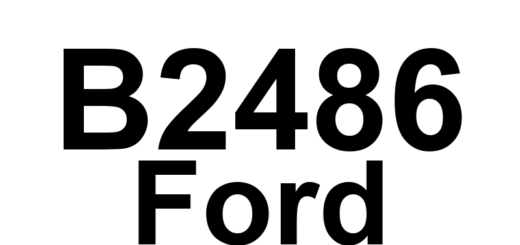 DTC B2486 Ford - Definição em inglês: Climate Control Seat Module Voltage Out of Range Definição em Português: Módulo de Controle do Ar-Condicionado do Assento - Voltagem Fora da Faixa
