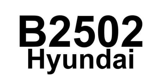 DTC B2502 Hyundai - Definição em inglês: Telltale Indicator Light Circuit Malfunction Definição em Português: Circuito da Luz Indicadora de Aviso - Mau Funcionamento