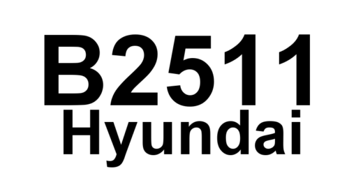 DTC B2511 Hyundai - Definição em inglês: Left Headlamp High Circuit Short to Ground Definição em Português: Circuito do Farol Alto Esquerdo - Curto para Terra
