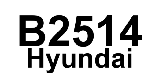 DTC B2514 Hyundai - Definição em inglês: External Tail Lamp RH Circuit Short to Ground Definição em Português: Circuito da lanterna traseira direita - Curto para o aterramento