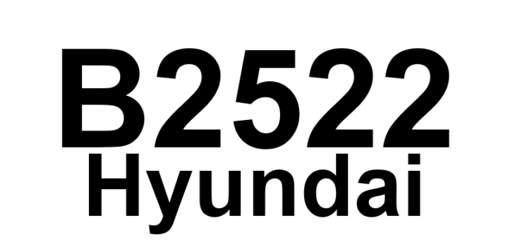 DTC B2522 Hyundai - Definição em inglês: Turn Signal LH Front Circuit Short to Ground Definição em Português: Circuito da seta dianteira esquerda - Curto-circuito com o aterramento