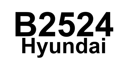 DTC B2524 Hyundai - Definição em inglês: Turn Signal RH Front Circuit Short to Ground Definição em Português: Circuito da Luz de Seta Dianteira Direita - Curto para Terra