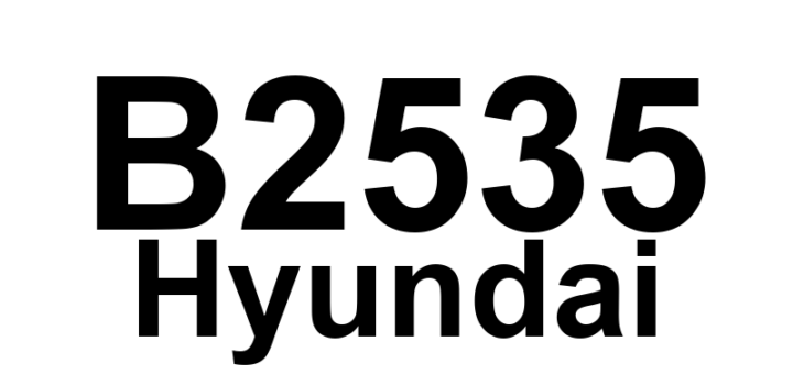DTC B2535 Hyundai - Definição em inglês: Right Turn Signal Lamp Short to Ground Definição em Português: Lâmpada do Sinal de Seteta Direita - Curto para o Terra