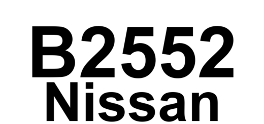 DTC B2552 Nissan - Definição em inglês: Intelligent Key Unit Definição em Português: Unidade de Chave Inteligente