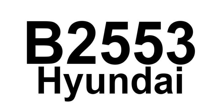 DTC B2553 Hyundai - Definição em inglês: Right Head Lamp (Low Beam) Circuit Open Definição em Português: Circuito do Farol Direito (Baixo) - Circuito Aberto