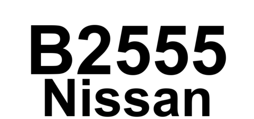 DTC B2555 Nissan - Definição em inglês: DTC Detection Logic (Stop Lamp) Definição em Português: Lógica de Detecção de DTC (Luz de Freio)
