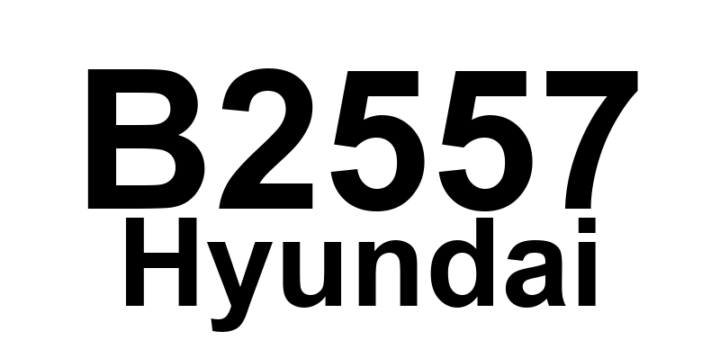 DTC B2557 Hyundai - Definição em inglês: Left Headlamp (Low Beam) Open Definição em Português: Farol esquerdo (feixe baixo) - Circuito aberto
