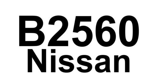 DTC B2560 Nissan - Definição em inglês: DTC Detection Logic (Starter Control Relay) Definição em Português: Lógica de Detecção de DTC (Relé de Controle do Motor de Partida)