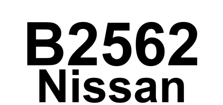 DTC B2562 Nissan - Definição em inglês: Low Voltage Definição em Português: Tensão Baixa