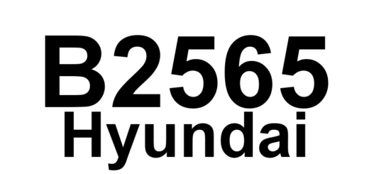 DTC B2565 Hyundai - Definição em inglês: Left Front Fog Lamp Open Definição em Português: Lâmpada do Farol de Neblina Dianteiro Esquerdo - Circuito Aberto