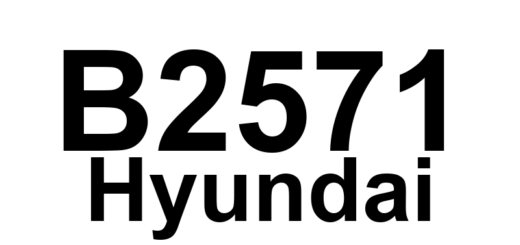 DTC B2571 Hyundai - Definição em inglês: Right Park Lamp Short to Ground Definição em Português: Luz de Estacionamento Direita - Curto para o Terra