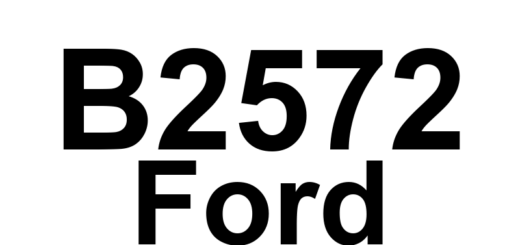 DTC B2572 Ford - Definição em inglês: Brake Shift Interlock Actuator (BSIA) open or shorted circuit Definição em Português: Atuador de Travamento do Freio na Alavanca de Mudança (BSIA) - Circuito aberto ou em curto.