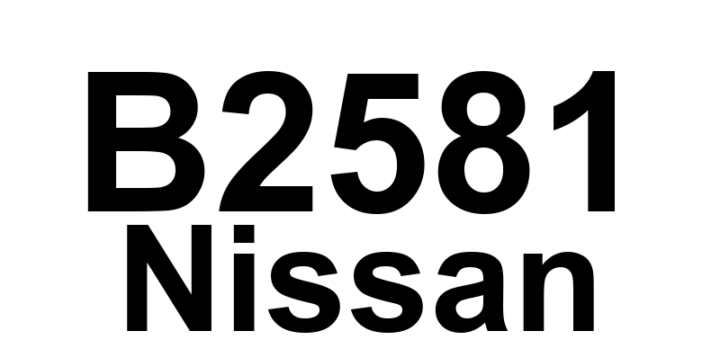 DTC B2581 Nissan - Definição em inglês: A/C Evaporator Temperature Sensor Definição em Português: Sensor de Temperatura do Evaporador do Ar Condicionado