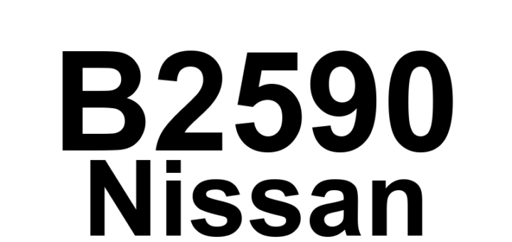DTC B2590 Nissan - Definição em inglês: ID Discord - BCM-I-KEY Definição em Português: Módulo de Controle da Carroceria - Problema de Identificação da Chave