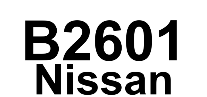 DTC B2601 Nissan - Definição em inglês: Shift Position Definição em Português: Posição de Marcha