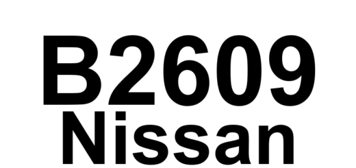 DTC B2609 Nissan - Definição em inglês: Steering Status Definição em Português: Status da direção - Condição detectada