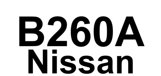 DTC B260A Nissan - Definição em inglês: Ignition Relay Definição em Português: Relé de Ignição - Relé de Ignição