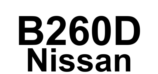 DTC B260D Nissan - Definição em inglês: Steering Lock Unit Definição em Português: Unidade de Trava da Direção