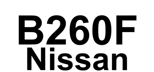 DTC B260F Nissan - Definição em inglês: Interruption of Engine Status Signal Definição em Português: Sinal de Status do Motor - Interrupção.