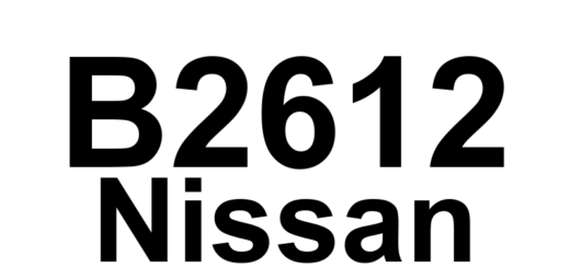 DTC B2612 Nissan - Definição em inglês: Steering Status Definição em Português: Status da Direção.