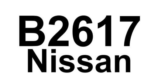 DTC B2617 Nissan - Definição em inglês: Starter Relay Circuit Definição em Português: Circuito do Relé de Partida