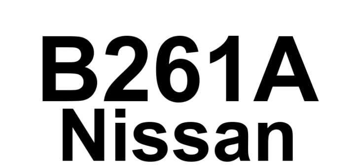 DTC B261A Nissan - Definição em inglês: Push-Button Ignition Switch Definição em Português: Comutador de Ignição por Botão - Problema Detectado