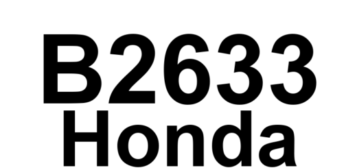 DTC B2633 Honda - Definição em inglês: Front Bus Failure Definição em Português: Falha no Barramento Frontal