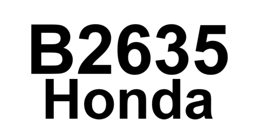 DTC B2635 Honda - Definição em inglês: IND Erroneous Lighting Definição em Português: Iluminação IND - Iluminação incorreta